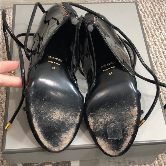 Tom Ford patent leather strappy sandal - Picture 4 of 7